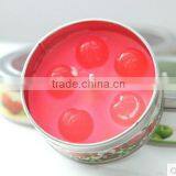 Small Metal Wholesale Candle Tin Box With Lid,empty Cans Tins/custom Metal Box