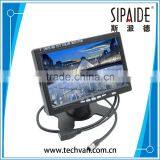 SPD76 7 Inch HD 800 x 480 Color TFT LCD Screen AV HDMI VGA Car Rear View Monitor