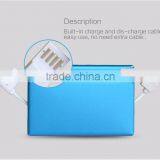 Convenient USB Micro Built in 2 Data Cable Power Bank 1350mah Emergency Charger Supplier's Choice thumbnail-5