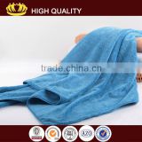 80% polyester 20%polyamide blue color soft microfibre bath towel