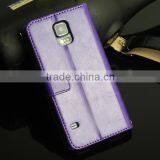 luxury leather case for smart phone, factory price mobile phone case, for samsung note 4 case