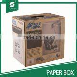 Flexo Print Brown Corrugated Paper Box