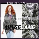 2016 factory new design polyester and acrylic lady's fashional knitted fabric