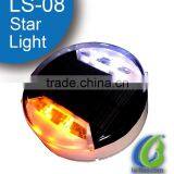 LS-08 New IP68 High Flashing Plastic Led Cat Eye Solar Powered Leds Road Stud Solar Road Safety Studs thumbnail-2