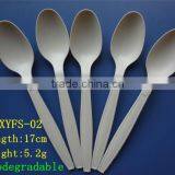 Biodegradable Starch-based Plastic Heavy Weight Spoons:XYFS-02 thumbnail-1