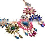 Wholesale China YIWU Zinc Alloy Fashion Metal Link Chains Eyes Shapes Women Luxury Wedding Gold Necklace Jewelry thumbnail-6