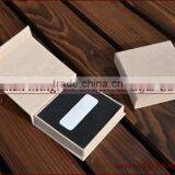 Linen USB Flash Drive Storage Packaging Box with Elastic