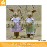 Happy Easter Decorative Rabbit Resin Bunny Easter Decoration thumbnail-1