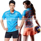 Women's Dri Fit Badminton Wear, Badminton Shirts + Shorts, Printed Badminton Clothing Set for Men