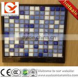 white mix blue color swimming pool mosaic tile