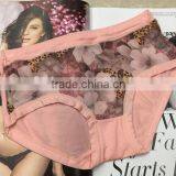 Attractive Rose Pattern OEM Customized Large Size Underwear for Lady Panty thumbnail-1