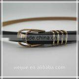 Simple Fashion Style Black Women Skinny Wholesale Fashion Belt thumbnail-1