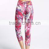 Ladies 92 Polyester 8 Spandex Leggings, Sublimation Yoga Pants thumbnail-6