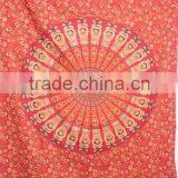 RT-631 Mandala Decorative Mandala Printed Tapestry Wall Throws Indian Decor Art Sanganeri Screen Print Bedspread Jaipur thumbnail-2