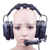High Quality Dual Ear Noise-cancellation Headset for Intercom System
