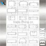 Aluminium Cooling Fin Extruded Aluminum Speaker Heat Sink 144X20MM thumbnail-6