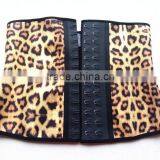 Yellow Leopard Women's Latex Workout Waist Cincher Corset Waist Trainer 2016 thumbnail-4