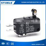 15A/250VAC 3 Pins Push Button Micro Switch With CE ,CCC Model V-155-1C25