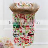 Pet Coat/four Pockets Dog Coat With Fur Hat thumbnail-1