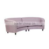 Purple Colorful Modern Restaurant Fabric Booth Seating YK7052 thumbnail-5