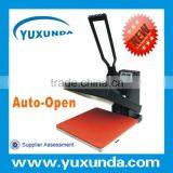 Auto Open YUXUNDA T-shirt Sublimation Machine With Digital Separate Controller
