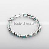 2016 Wholesale Latest Design 925 Silver Lovans Jewelry Stone Bracelet thumbnail-3