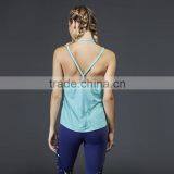 2016 Fashion Fitness Wear Workout Loose Top sexy design Women Tank Top