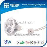 Indoor Epistar Spotlight 3*1W 3W Led Spot Light Dimmable Mr16 Gu10 Base