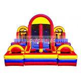 Inflatable Giant Obstacle Fun City/Moonwalk Inflatables/Jumping Castle With Slide
