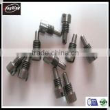 customized round slotted head special screw