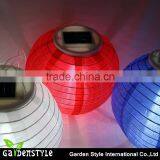 Item NO.80510 Red Dia 30.48cm Hang Garden Party Christmas LED Lantern Solar thumbnail-3