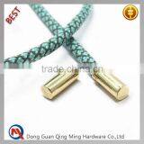 13mm Gold Metal Shoe Lace End Caps And Metal Aglet