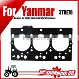 3TNE78 Steel Head Gasket for Yanmar Tractor Spare Parts thumbnail-1