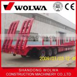china manufacturer low bed semi trailer