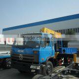 Famous Brand Dongfeng 4-5T /truck Mounted Hydraulic Cranes Truck With Crane thumbnail-1