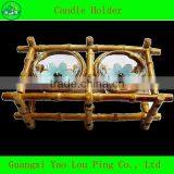 Religious Nature Bamboo Candle Holder thumbnail-1