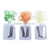 European Standard Custom Brand/logo Welcome New Tri-blade Spiral Vegetable Slicer With 3 Sets of Blades thumbnail-3
