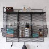 Bathroom/Kitchen Metal Wire Wall Rack Shelving Display Shelf thumbnail-1