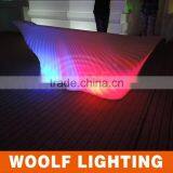 Popular Club Conch Design Luminous Coffee Table LED Sofa Set thumbnail-3