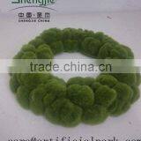 Artificial Moss Art Circle Decorative Moss Artificial Green Moss thumbnail-2