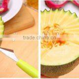 Wholesale Stock Dual Purpose Stainless Steel Wave Dig Flesh Knife thumbnail-5