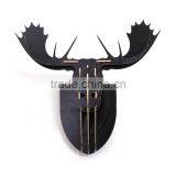 Moose Head 3D Wooden Construction Puzzle Kit thumbnail-4
