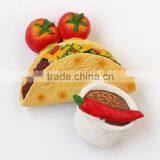 Custom Design Rolling Bread With Vegetable and Meat 3D Resin Fridge Magnet thumbnail-3