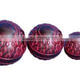 Metal Decorative Orbs , Hammered Pattern Set of 3 Sizes thumbnail-1