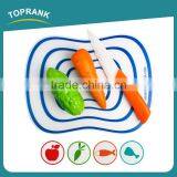 Toprank Custom New PP Folding Antibacterial Non-Slip Thin Plastic Kitchen Chopping Block Vegetable Cutting Board thumbnail-2