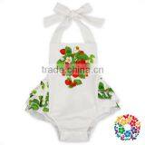 Infant And Toddler Boutique Plain Blank Baby Rompers OEM Pattern Service Summer Onesie Baby thumbnail-3