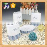 4pcs Ceramic Bath Accessory Set thumbnail-1