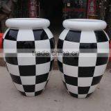Large Fiberglass Modern Garden Pot thumbnail-5