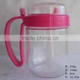 410ml Hot Selling Glass Oil Pot With Colorful Handle thumbnail-1