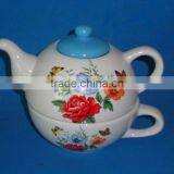 Ceramic Tea Pot & Cup SN15 thumbnail-1